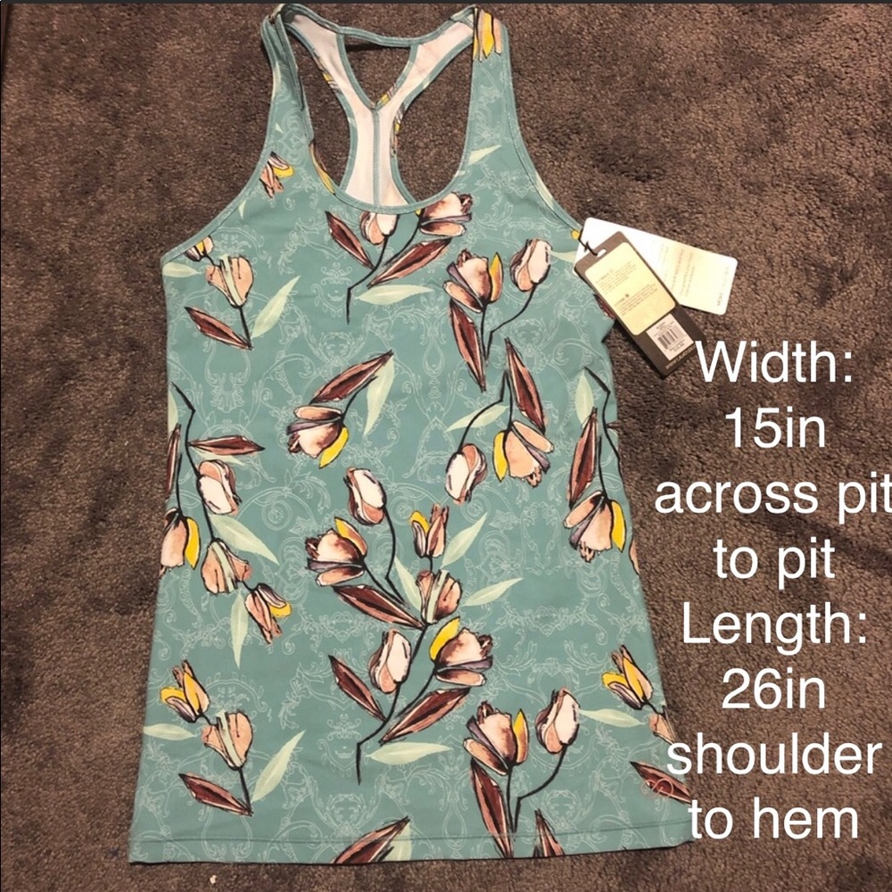 NWT! Calia Garden Gate racerback top